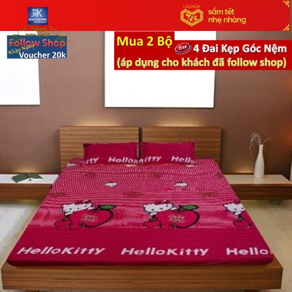 Bộ ga giường hello kitty