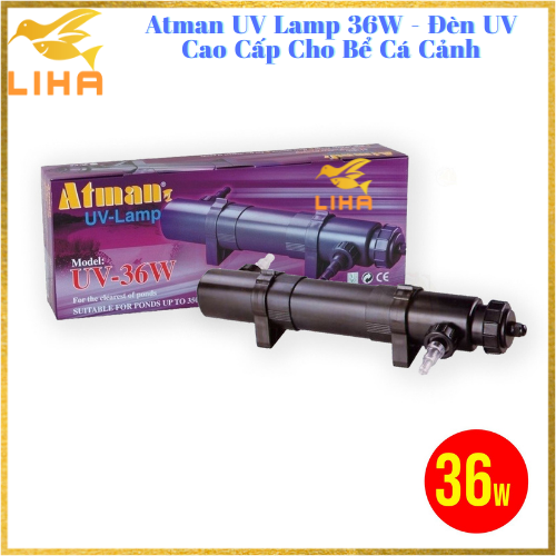 Đèn UV Diệt Khuẩn Atman UV-Lamp 36W - Đèn UV Cao Cấp Cho Bể Cá Cảnh
