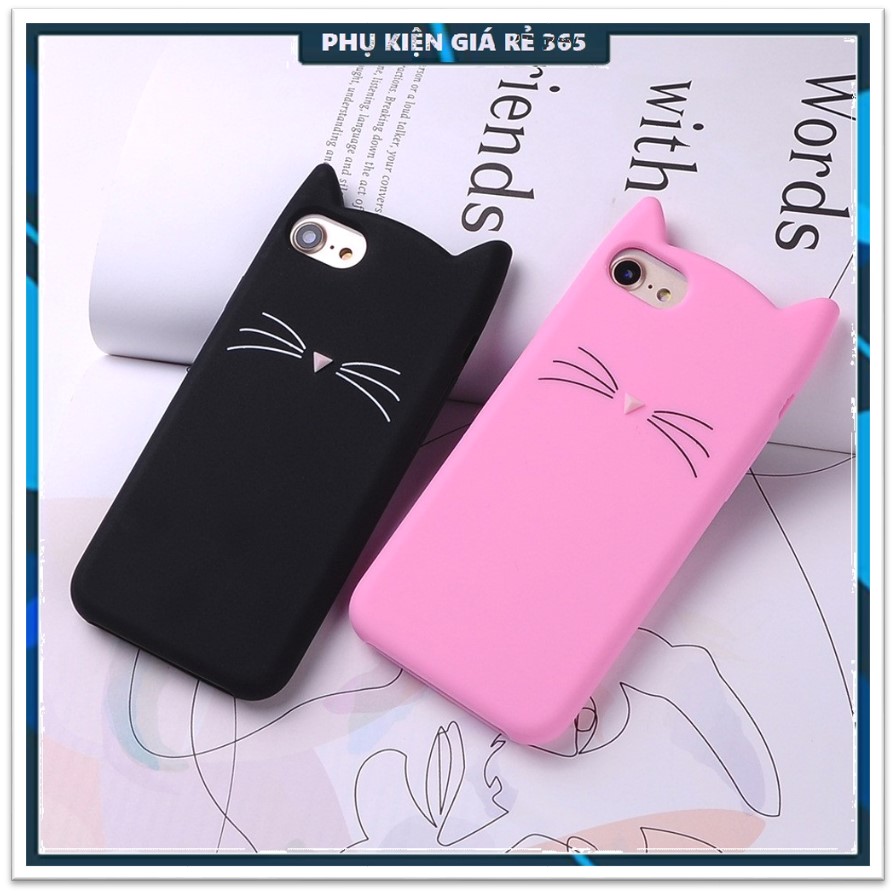 Ốp Lưng Dẻo Tai Mèo Cho IPhone 5/5s, 6/6s, 6/6s Plus, 7/8 Plus