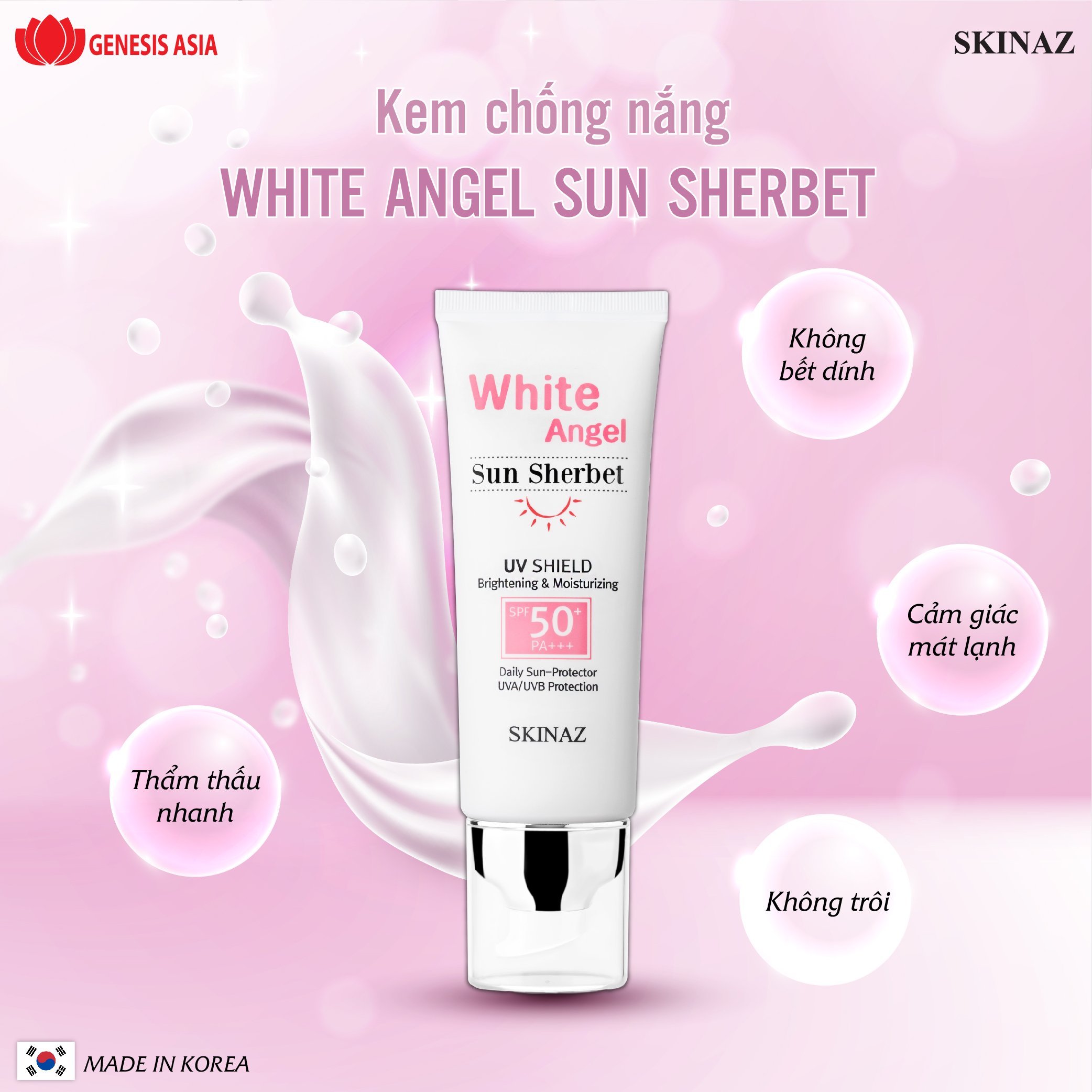 Kem chống nắng cao cấp Skinaz Hàn Quốc
