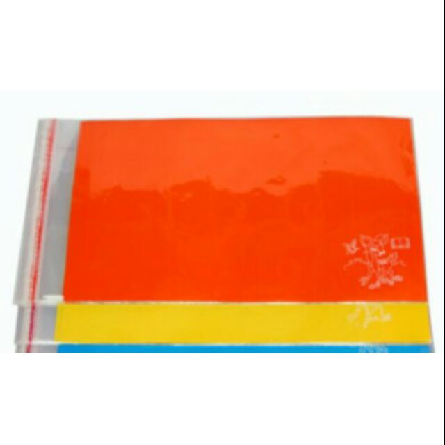 Giấy bao tập màu loại có kiếng(20 tờ)