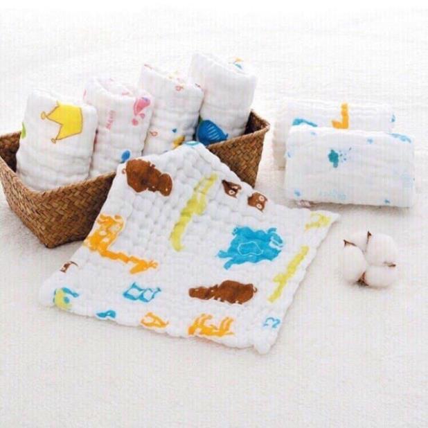 Khăn mặt xô 6 lớp rửa mặt cho bé