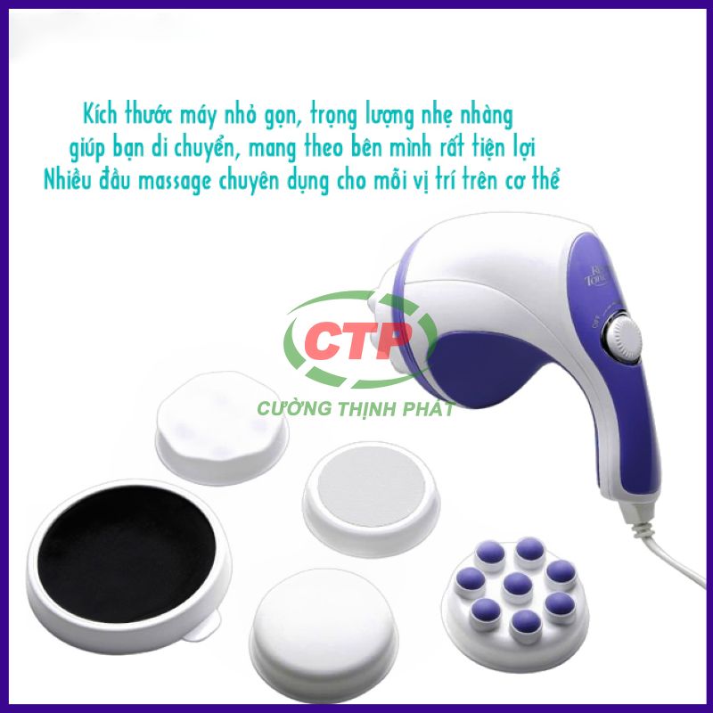 Máy massa cầm tay giảm béo đánh tan mỡ bụng Relax & Spin Tone- A781