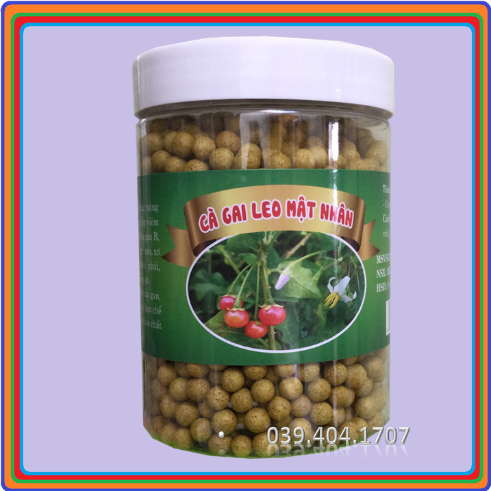 [HCM]Viên Cà gai leo mật ong 500gr - giải độc gan hạn chế tổn thương gan.