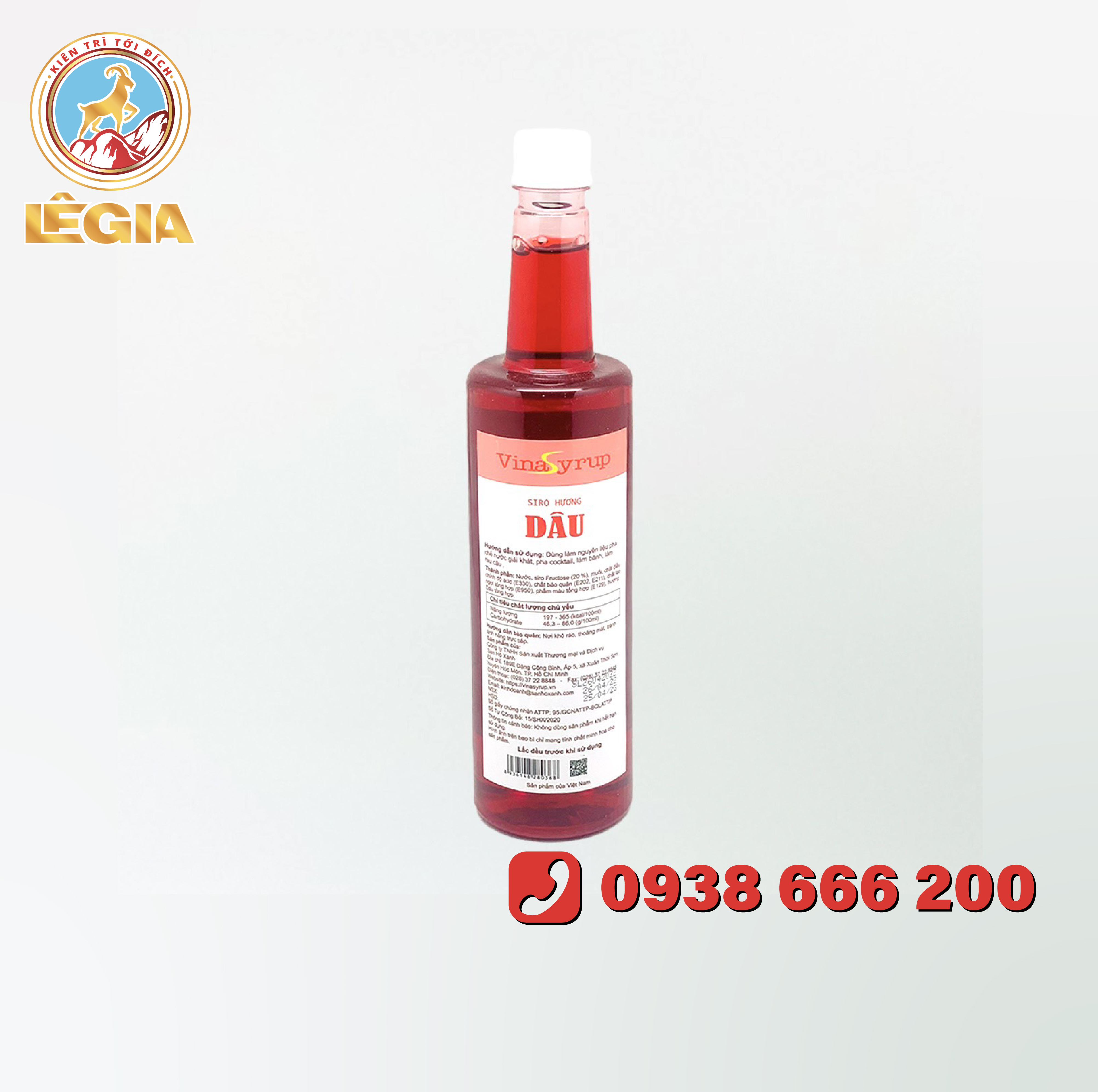Siro vina dâu 750ml