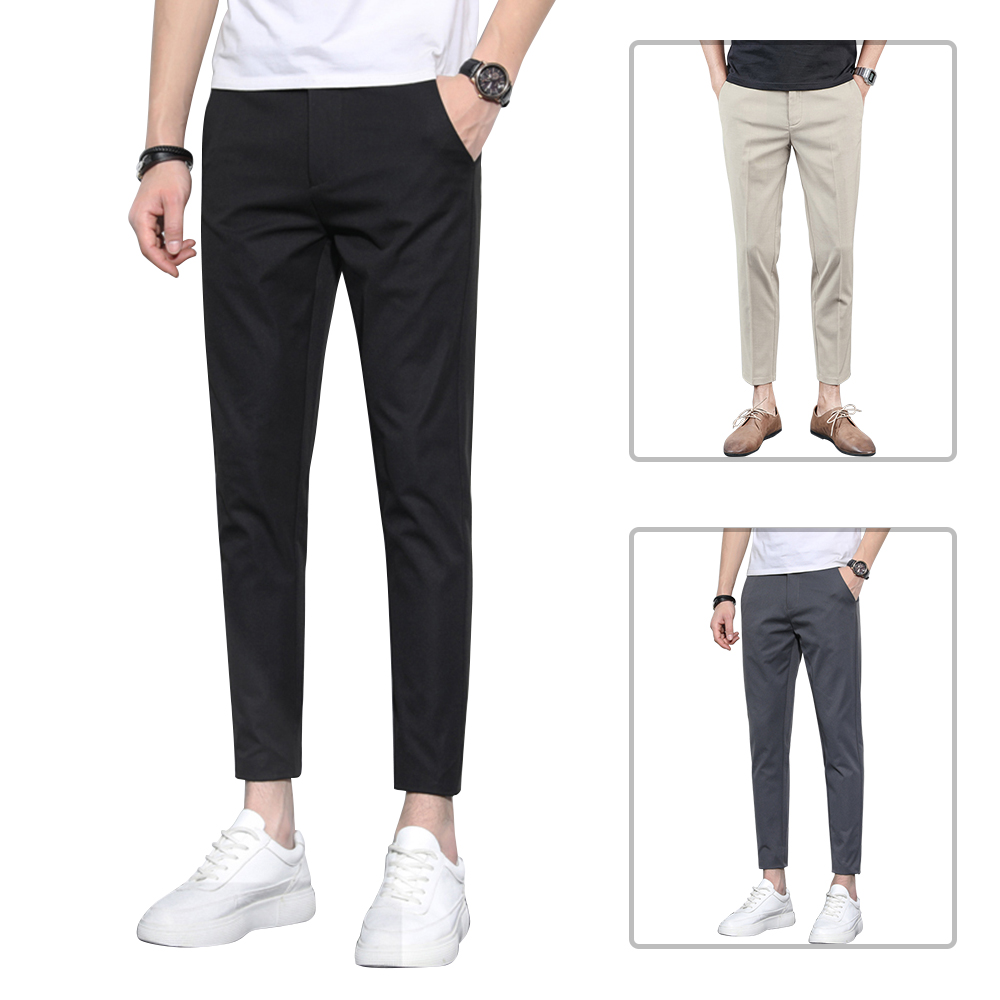 Quần Tây Nam Hàn Quốc Kiểu Dáng Thanh Lịch Dáng Quần Âu Basic Của Năm 4HER JOGGER NAM 9000066C11