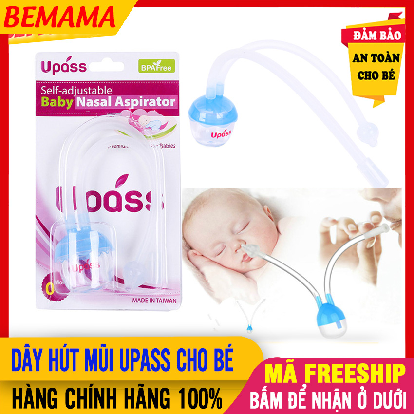 Dụng Cụ Hút Mũi Cho Bé Bằng Tay An Toàn, Hợp Vệ Sinh Tại Nhà- Dây Hút Mũi Cao Cấp Upass - Ống Hút Mũi, Hút Đờm Cho Trẻ Sơ Sinh - Hut Mui Upass - 4710693520223