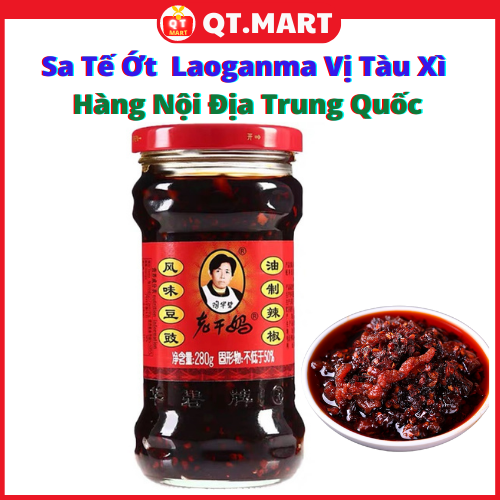 Sa tế ớt chưng dầu vị tàu xì laoganma - hàng nội địa
