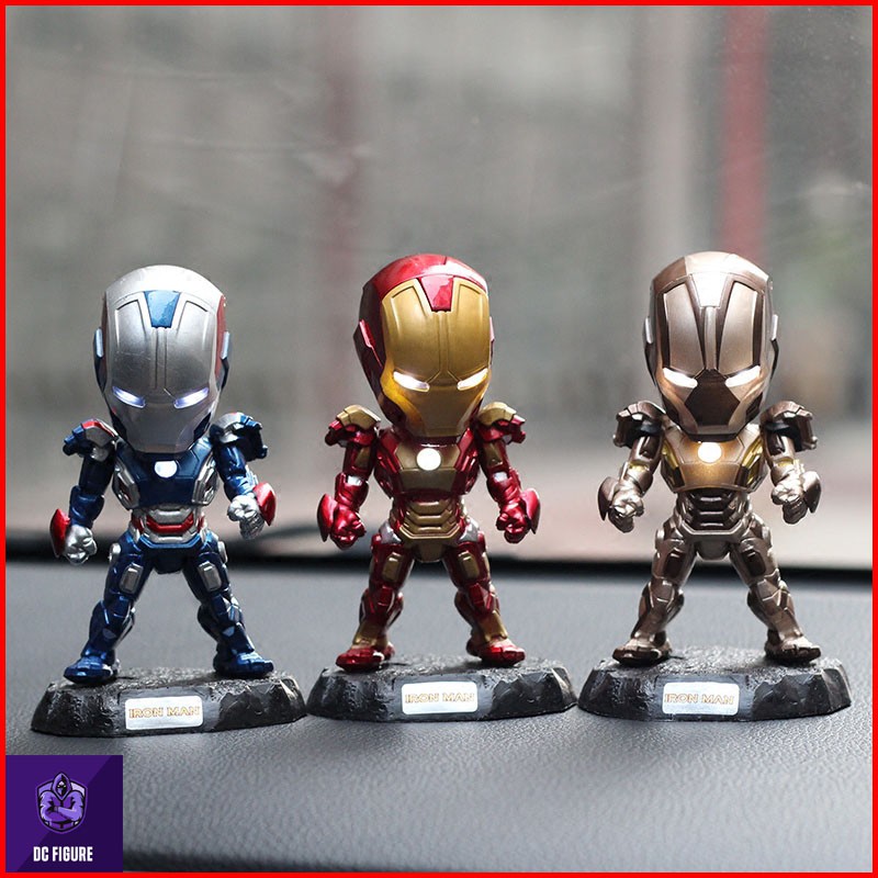 Mô Hình Iron Man Người Sắt Siêu Nhân Avengers Marver lắc đầu chibi dễ  thương ngỗ nghĩnh Quà tặng  bầy bàn  bầy taplo  Shopee Việt Nam