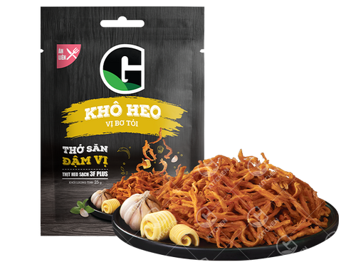 Khô heo vị bơ tỏi g 25g