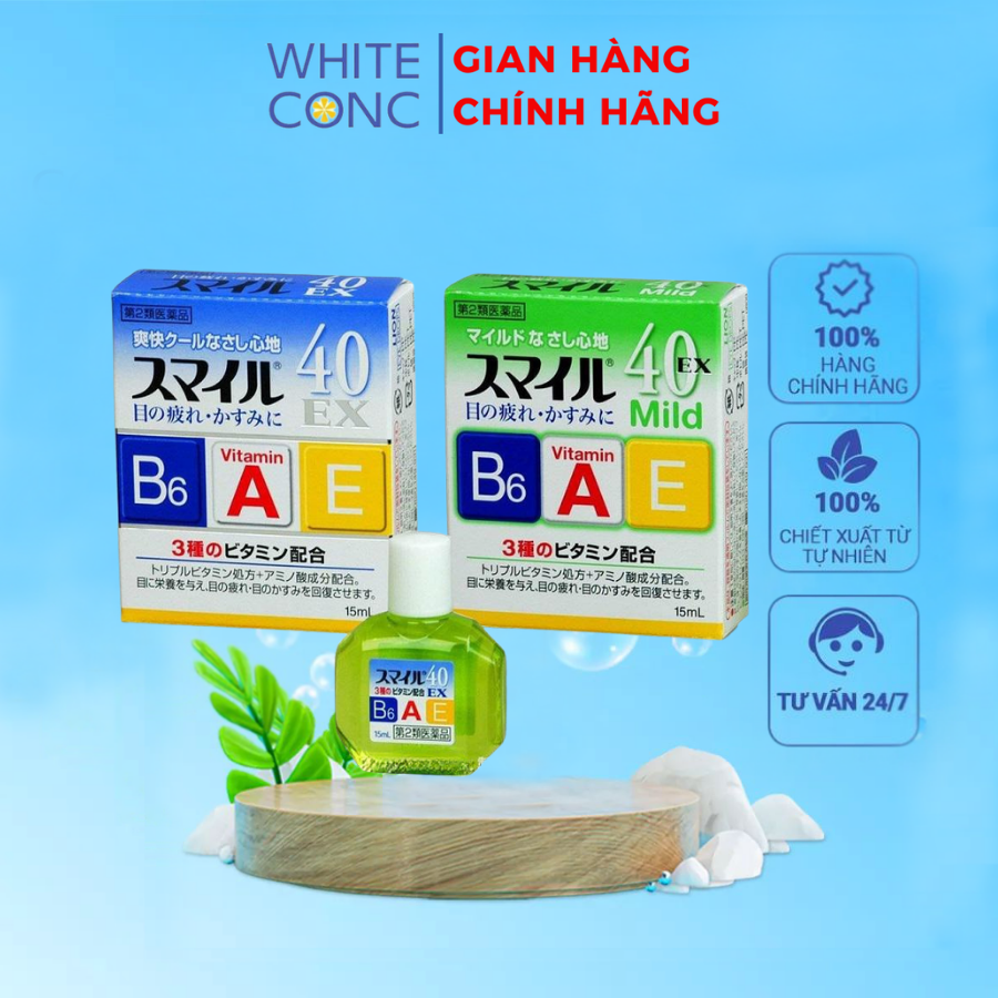 Nước nhỏ mắt 40 EX Mild Lion Nhật Bản 15ml