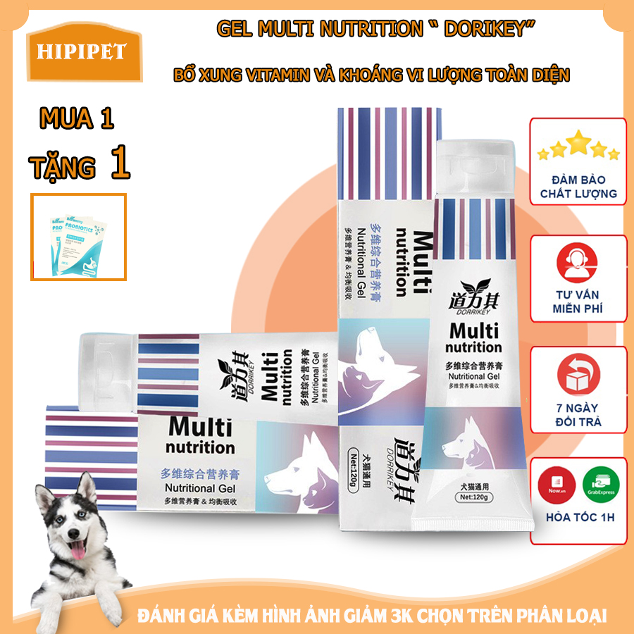 Gel dinh dưỡng cho chó mèo mutil nutrition bổ xung dinh dưỡng và canxi cho chó-csp57