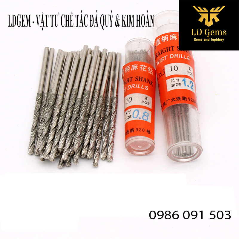 Mũi khoan đá quý, đá cẩm thạch, ngọc bích