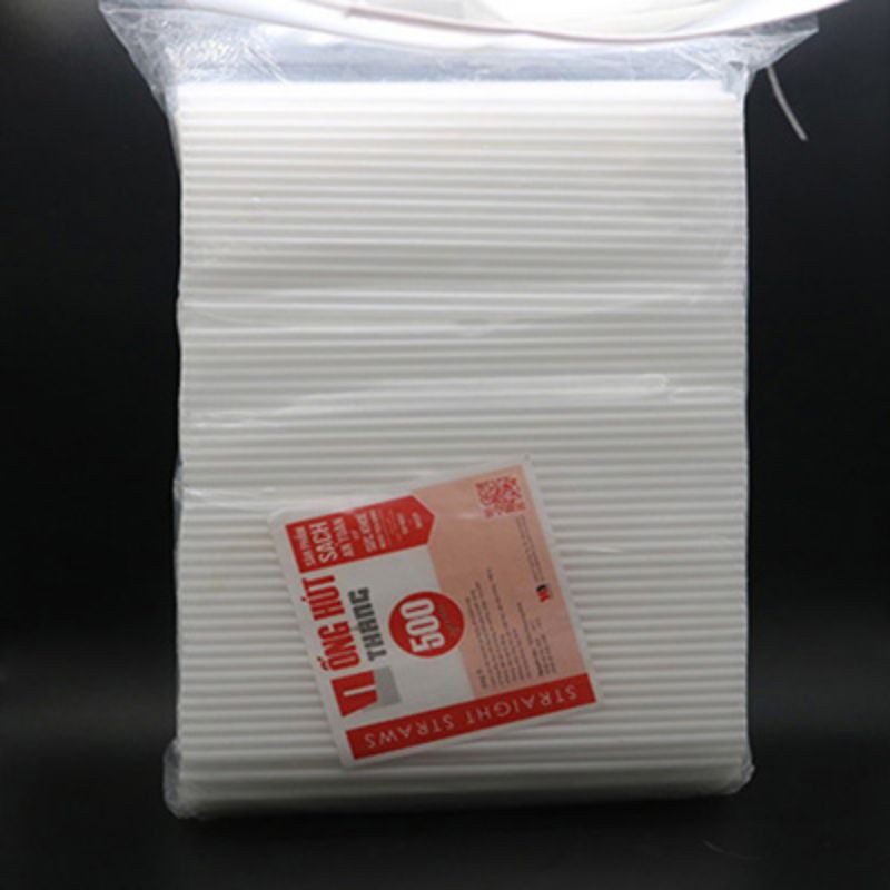 [HCM]Ống hút cafe, nước mía, nước ép bịch 500g