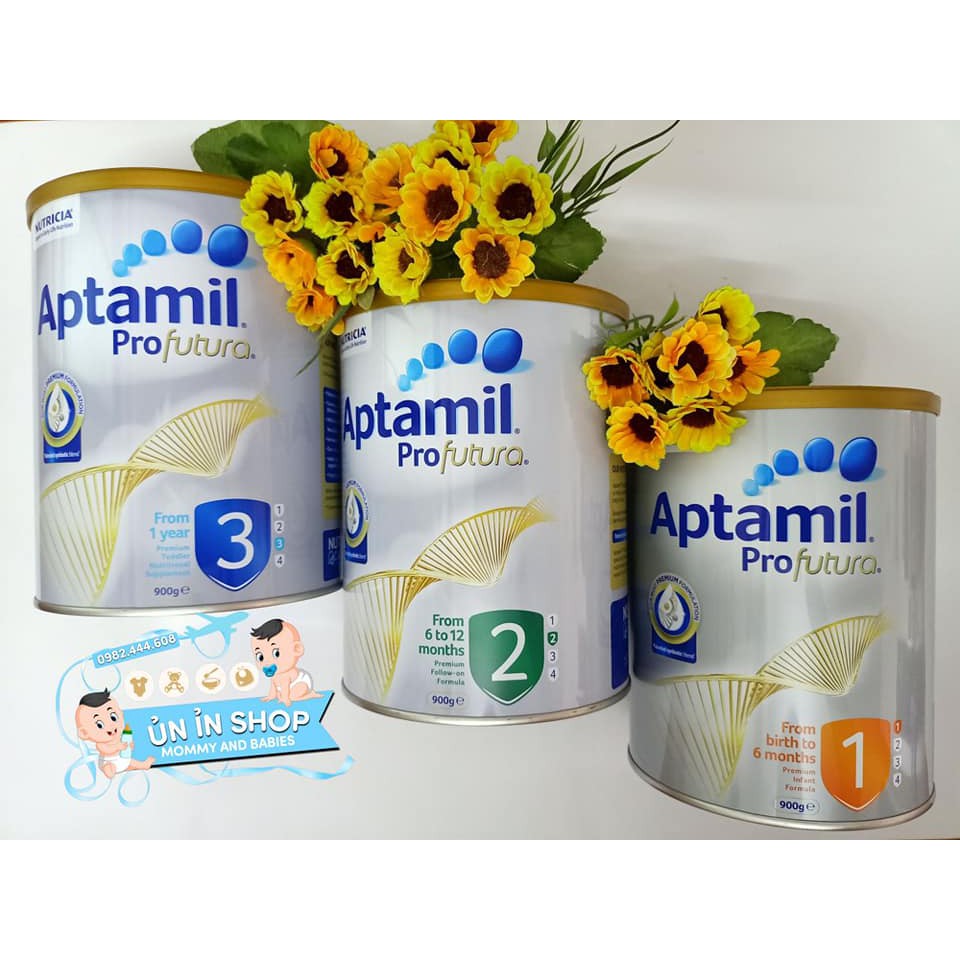 Sữa aptamil profutura nội địa úc mẫu mới 900g - trắng bạc - số 1: 0-6 tháng