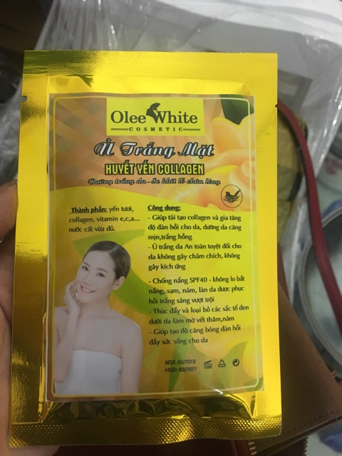 Ủ trắng mặt huyết yến loại I nhỏ