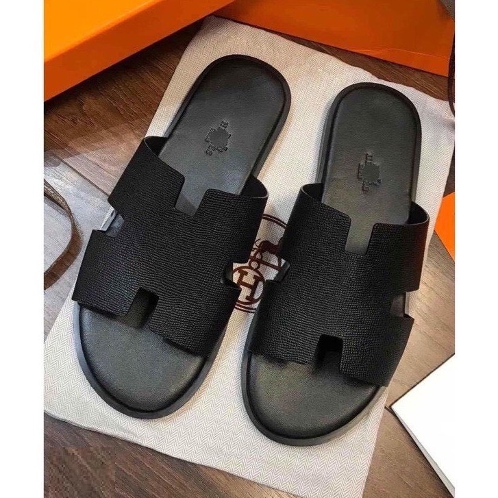 Dép nam quai ngang Chữ H trơn màu trắng đơn giản k lỗi mốt đẹp - MinhNhat