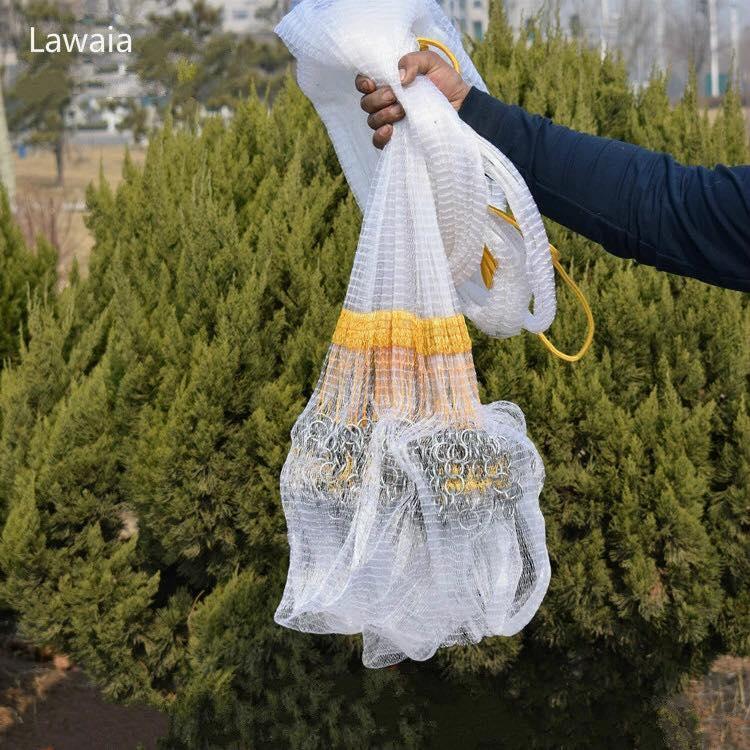 Chài cước bắt cá - chài cước chân xích cao 3met bung 6m nặng 5kg
