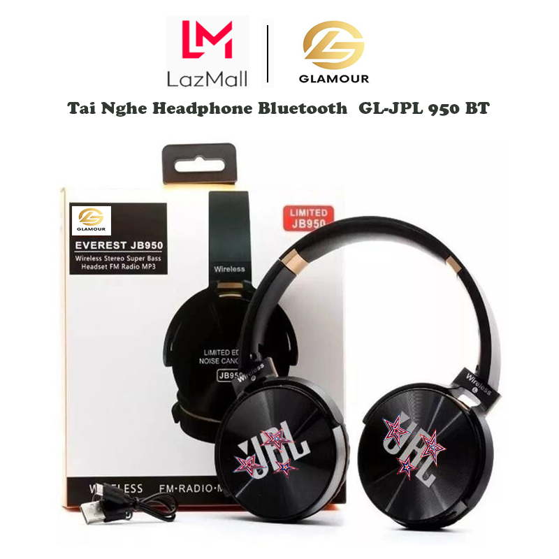 Tai Nghe Chụp Tai Headphone Bluetooth Không Dây Gpl 950 Bt