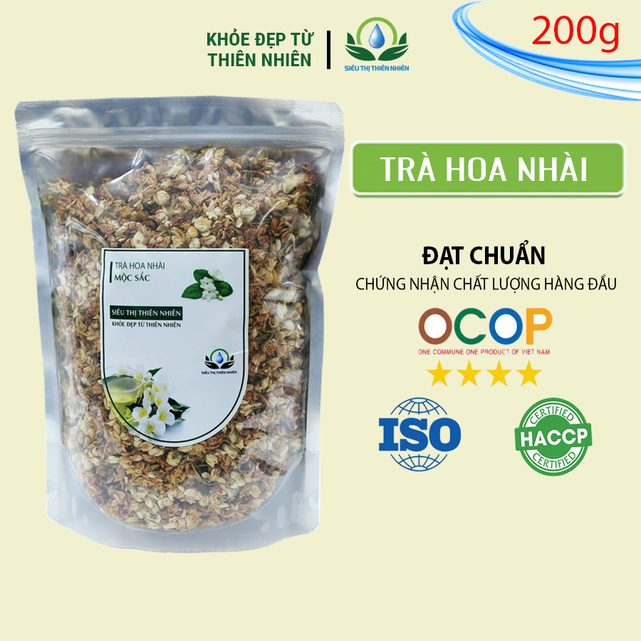 Trà hoa nhài sấy khô Mộc Sắc gói 200g