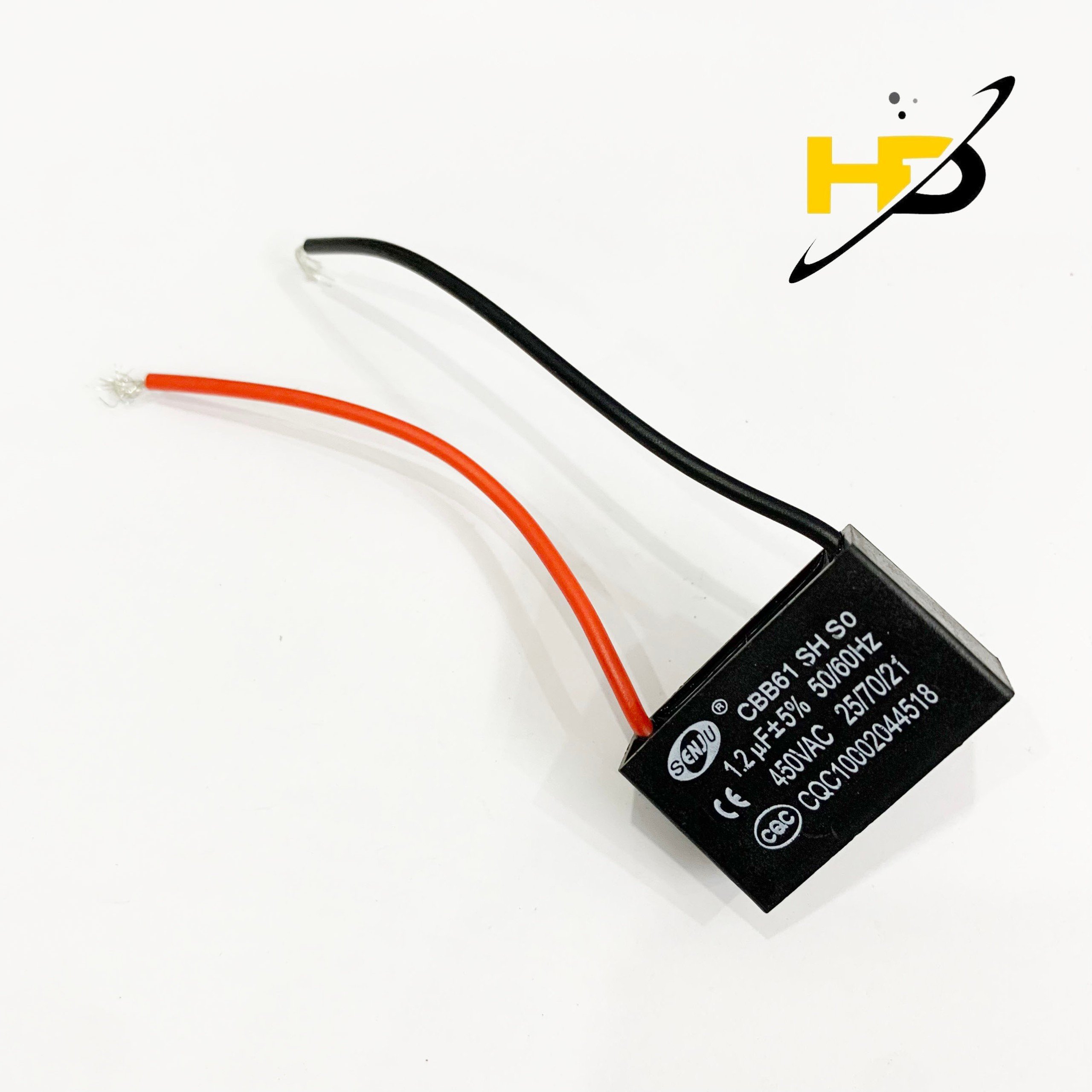 Tụ cbb61 1.2uf 450vac dây dùng để khởi động quạt mới