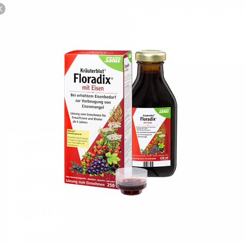 Dung dịch siro sắt hữu cơ Floradix Salus 250ml