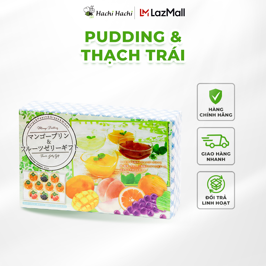 Pudding xoài và thạch trái cây Nhật Bản Kanazawa 520g - Hachi Hachi Japan Shop