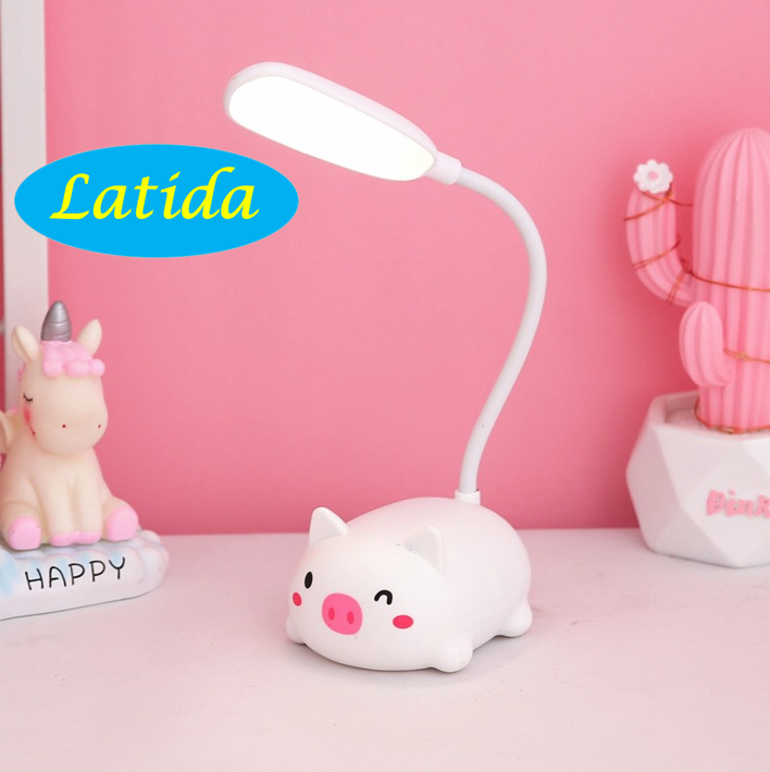 Đèn led để bàn hình thú dễ thương_sạc pin_