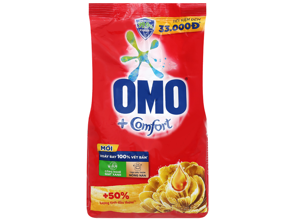 Bột giặt omo-comfort túi 2,6kg