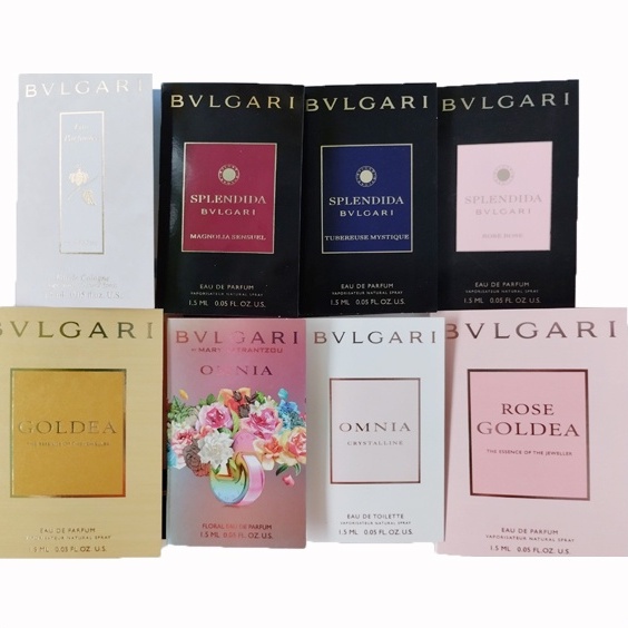 Mẫu thử Nước hoa Vial Nữ Bvlgari các mùi
