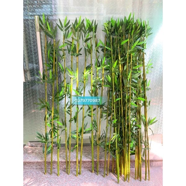 Set 5 cây trúc giả ít lá độ cao 120cm