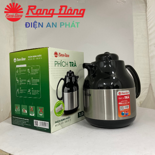 Phích pha trà 1 lít cao cấp rạng đông - rd 1055 inox