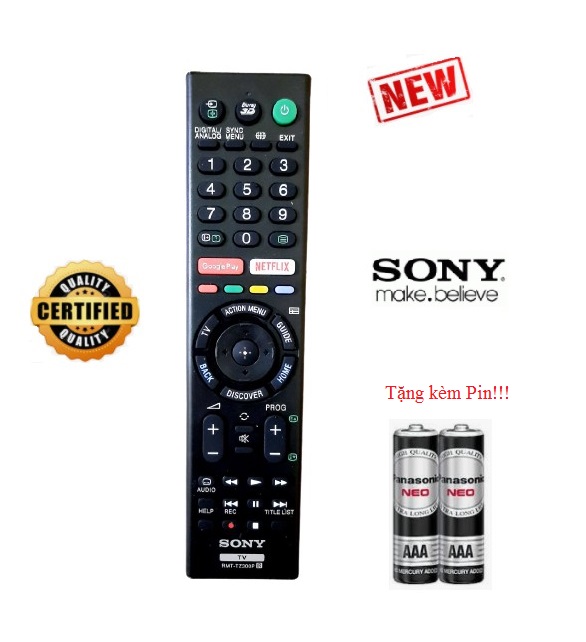 Điều khiển tivi Sony RMT-TZ300P các dòng RM-YD/ED/GA, RMT-TX100,101,102,200, 300, 310P- Hàng tốt