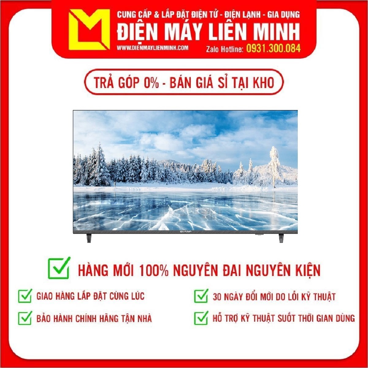 Android tivi sharp 4k 50 inch 4t-c50dj3x hệ điều hànhandroid 10, trợ lí ảo google assistant - giao hàng miễn phí hcm