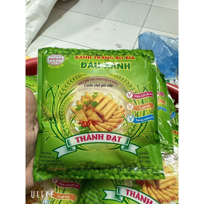 10 Gói vỏ bánh tráng bò bía đậu xanh cuốn chả giò giò xốp