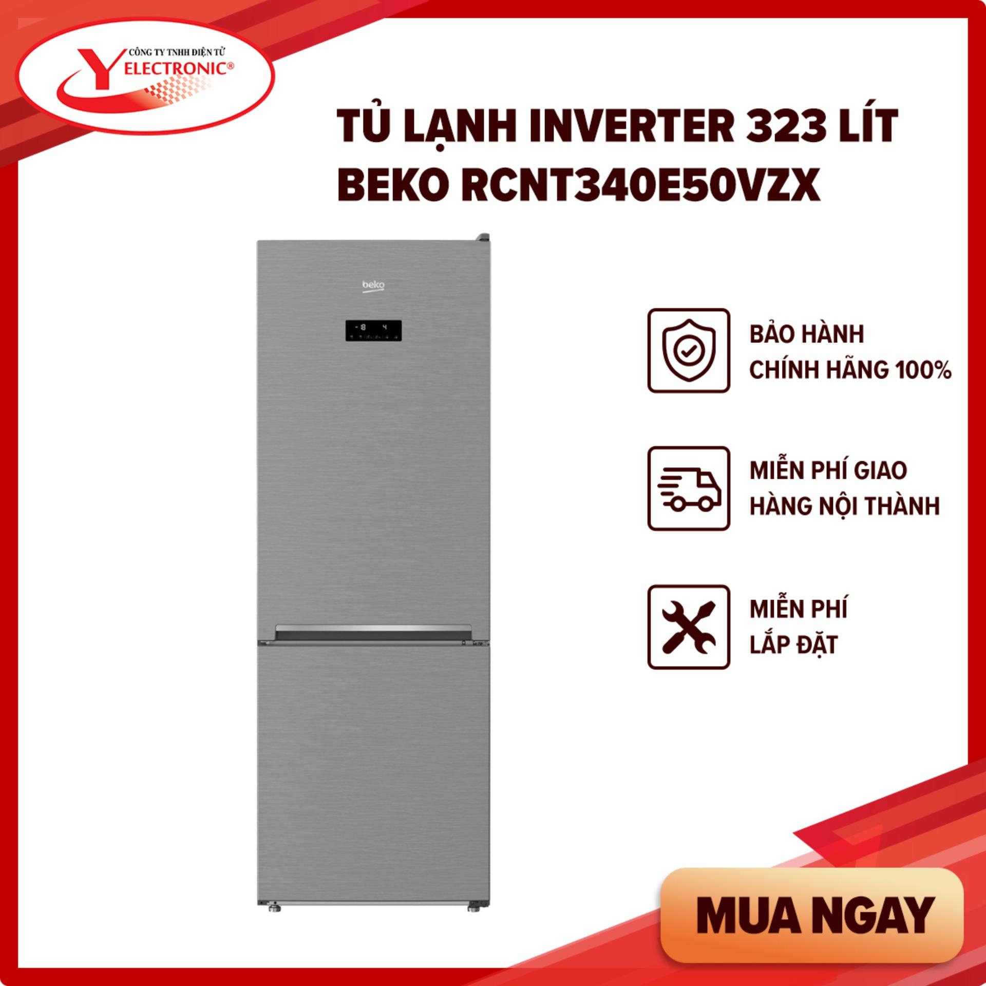 Tủ lạnh inverter 323 lít beko rcnt340e50vzx