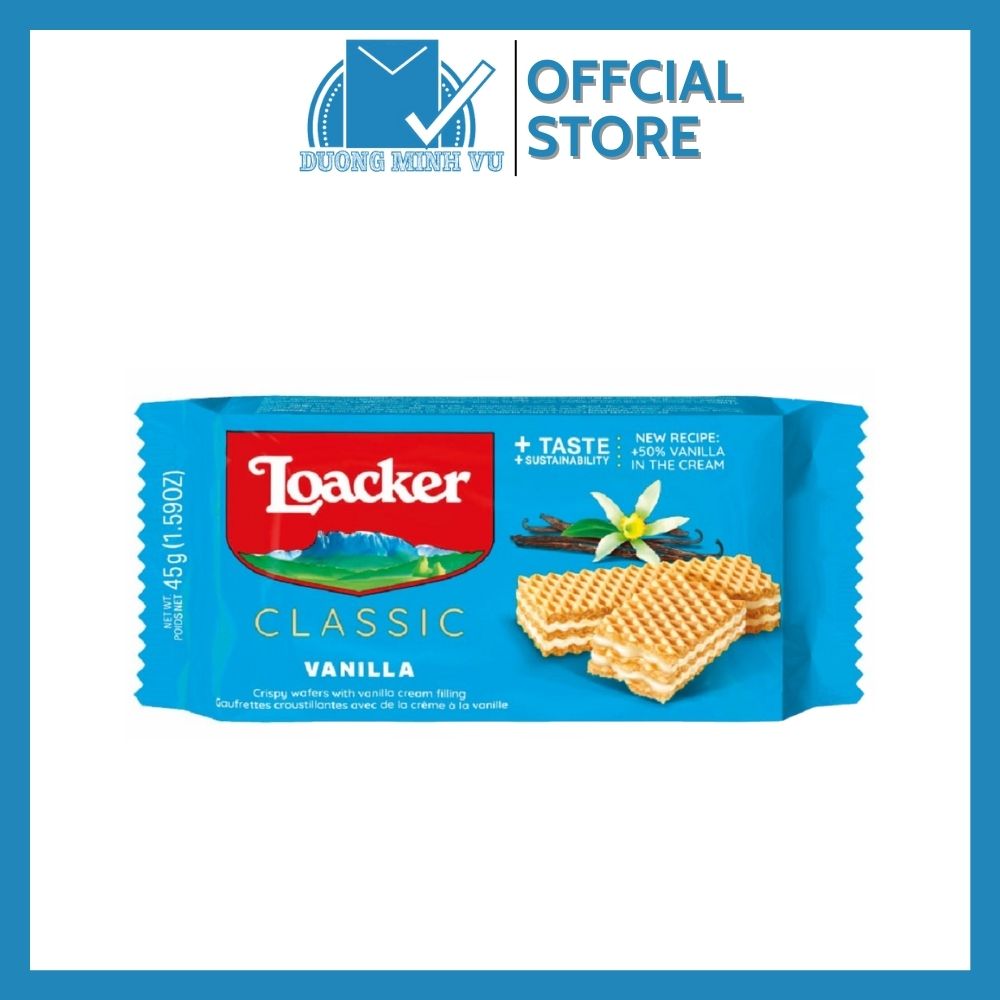 Bánh Xốp Classic Vanille Loacker 45g
