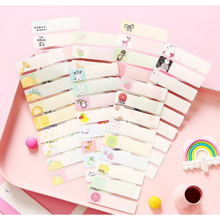 [HCM]Bookmark giấy note ghi chú nhiều màu dễ thương sản phẩm tốt chất lượng và độ bền cao cam kết hàng đúng như hình ảnh