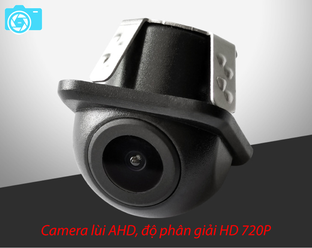 Camera lùi ahd, độ phân giải hd 720p, góc quan sát rộng