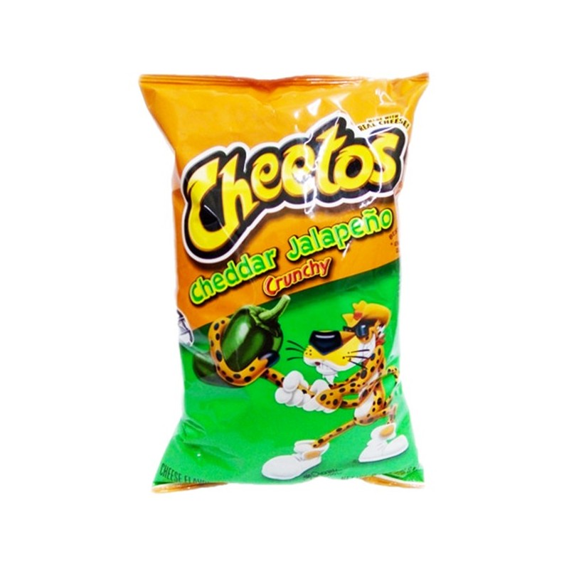 Bánh Snack CHEETOS Crunchy Cheddar Jalapeno Cheese Flavored 8oz 226.8g