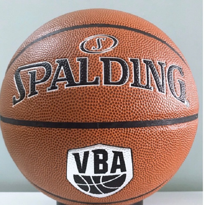 Bóng rổ Spalding VBA Silver Indoor/Outdoor Size 7 + Tặng bộ kim bơm bóng và lưới đựng bóng