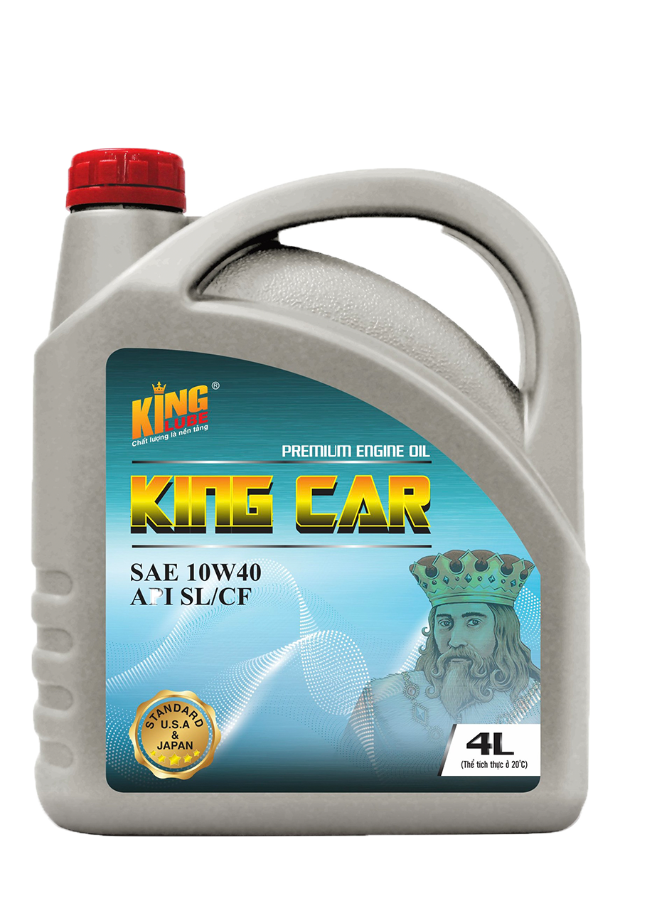 [HCM]Dầu nhớt oto King Car API SL/CF - SAE 10W-40 - 4L