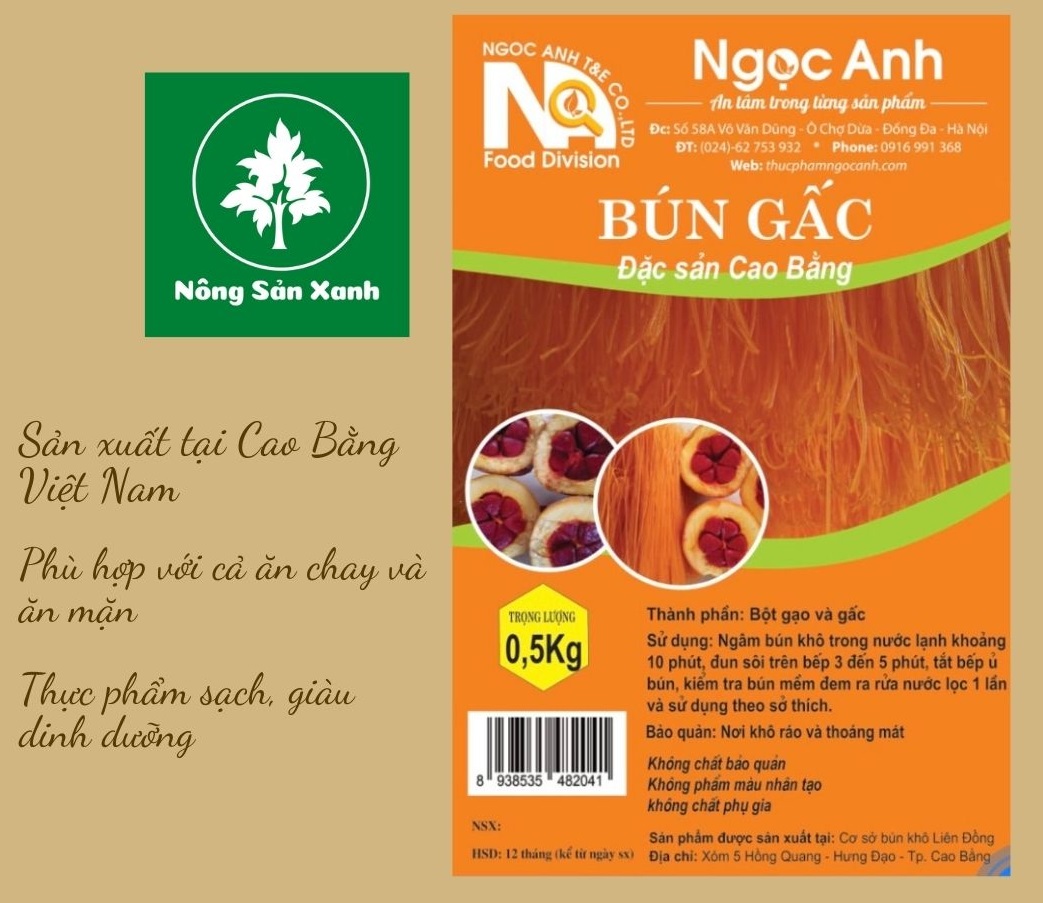 Bún Gấc gói 500g - 00001