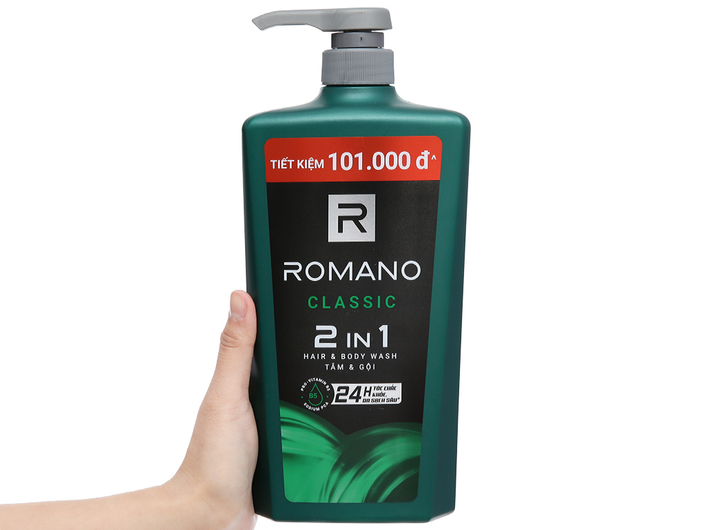 dầu gội nam Romano Thái Lan 650ml