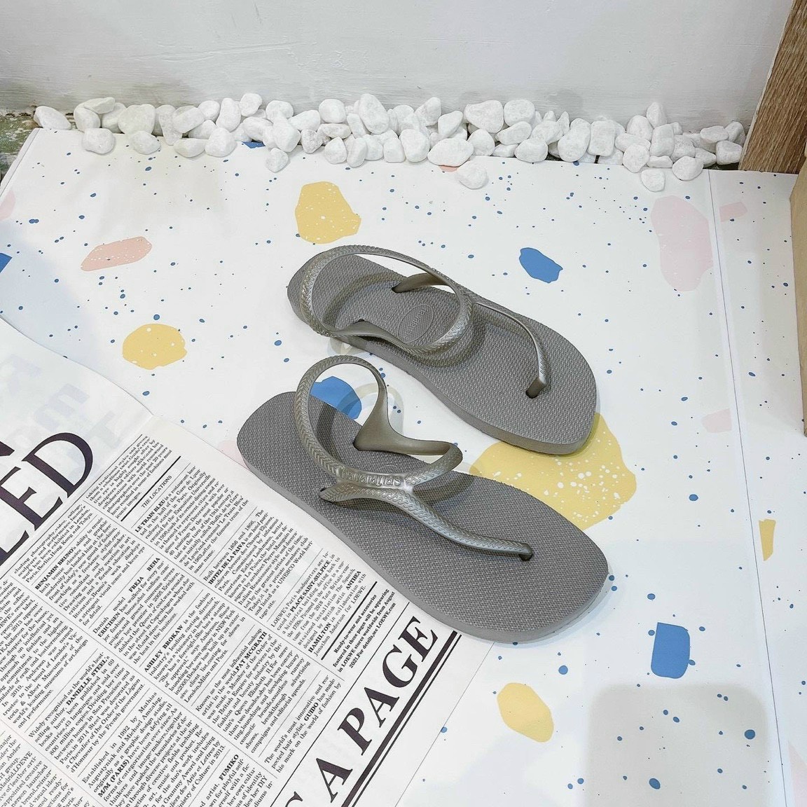 Sandal Xỏ Ngón Nữ Quai Kẹp Đế Bệt Dẻo Đi Học Đi Mưa Đi Biển Hàng Đẹp Giá Rẻ - 6