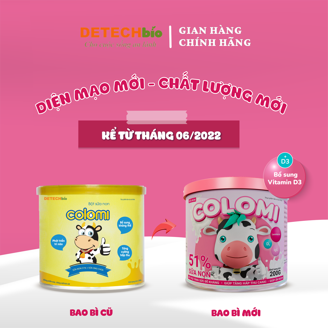 Sữa non COLOMI 200g dành cho trẻ em