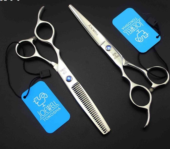 Kéo cắt tóc tay trái joewell 6.0