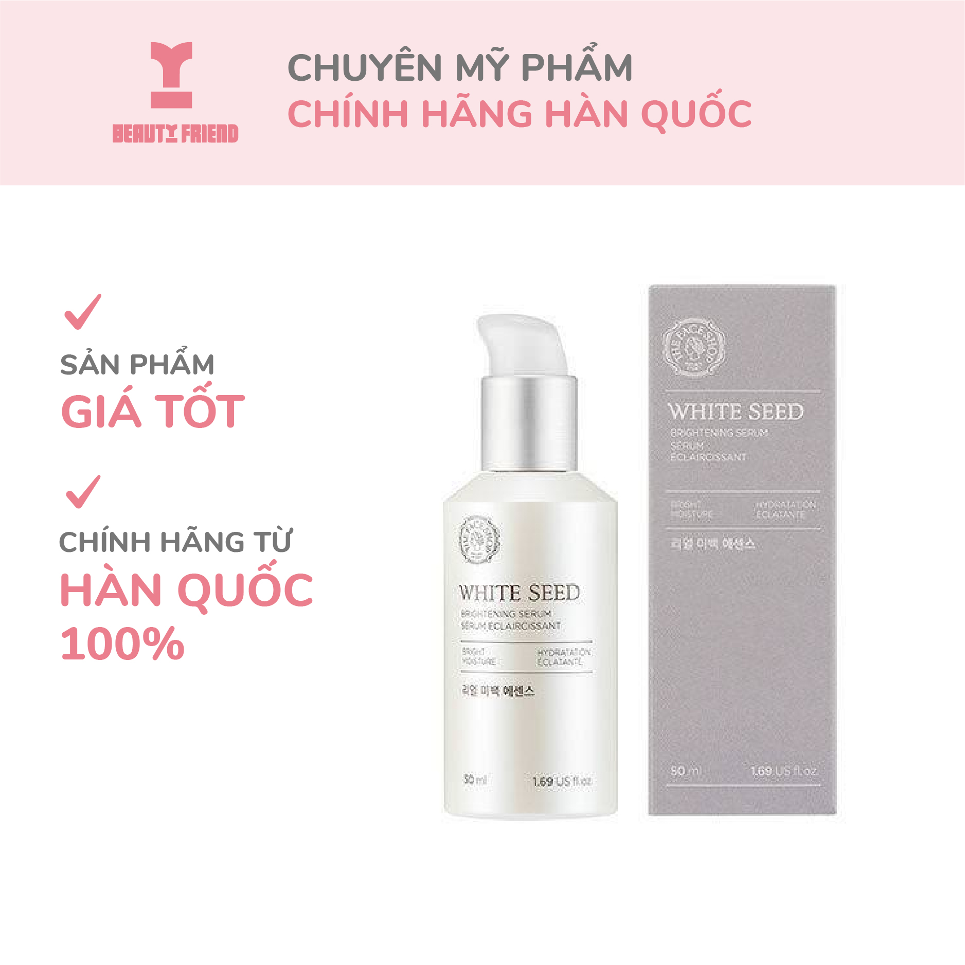 Tinh Chất The Face Shop White Seed Brightening Serum