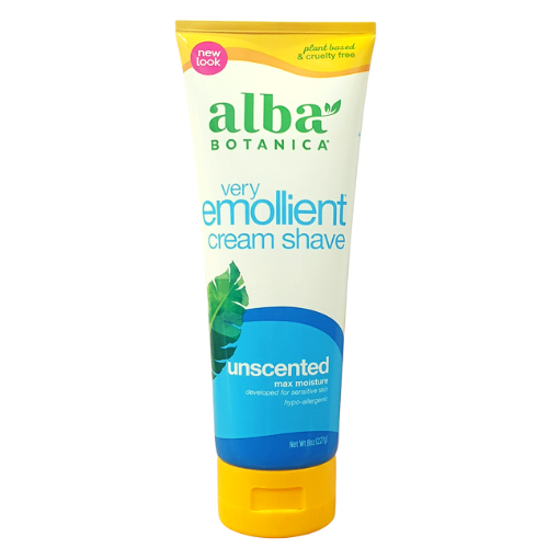 Kem cạo râu alba botanica very emollient cream shave
