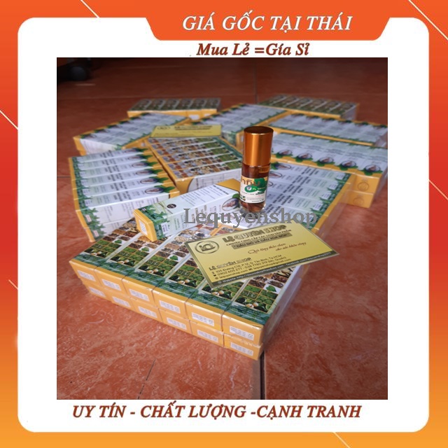 [HCM]Dầu lăn Thái LanDầu lăn thảo dược Otop 25 vị (tốt cho người hay chóng mặt) 8mlDầu gió Thái Lan